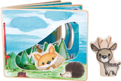 Floresta de livros ilustrados, interativo - SMALL FOOT