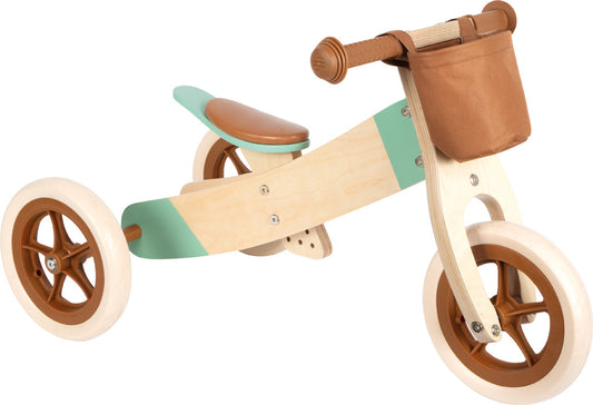 Bicicleta de Equilíbrio e Triciclo Maxi Caramel Brown - SMALL FOOT