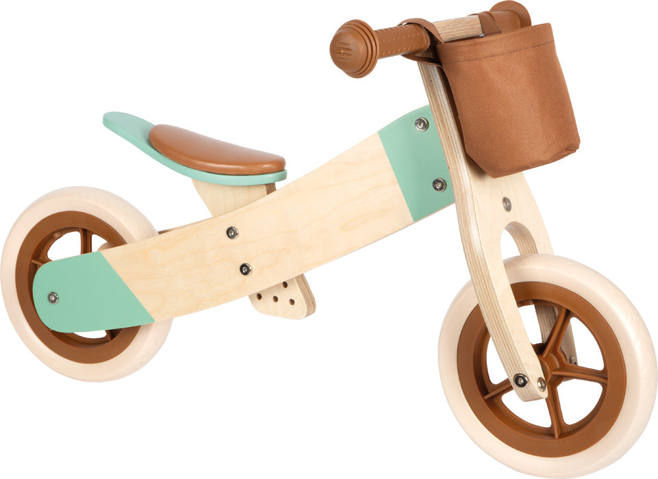 Bicicleta de Equilíbrio e Triciclo Maxi Caramel Brown - SMALL FOOT