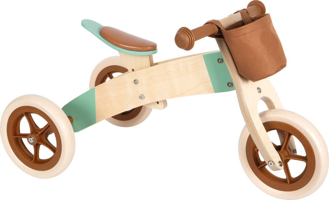 Bicicleta de Equilíbrio e Triciclo Maxi Caramel Brown - SMALL FOOT