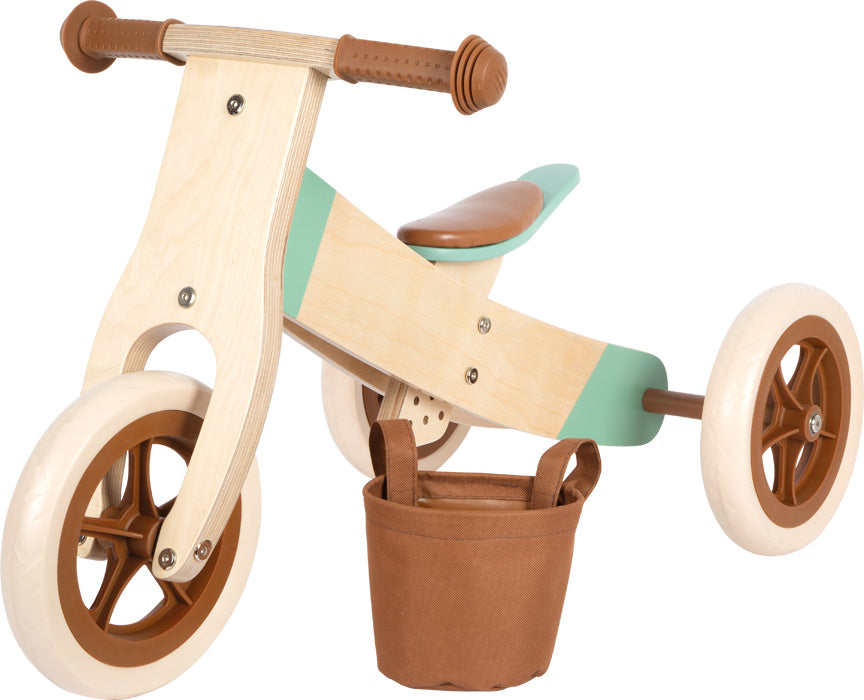Bicicleta de Equilíbrio e Triciclo Maxi Caramel Brown - SMALL FOOT