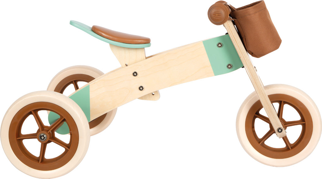 Bicicleta de Equilíbrio e Triciclo Maxi Caramel Brown - SMALL FOOT