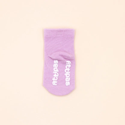 MEIAS ANTIDERRAPANTE RAINBOW (ROXO) T.S - ATTIPAS