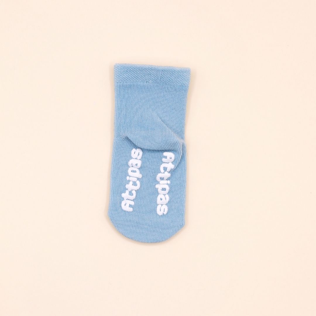 MEIAS ANTIDERRAPANTE RAINBOW (AZUL) T.S - ATTIPAS