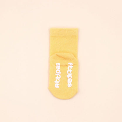 MEIAS ANTIDERRAPANTE RAINBOW (AMARELO) T.S - ATTIPAS