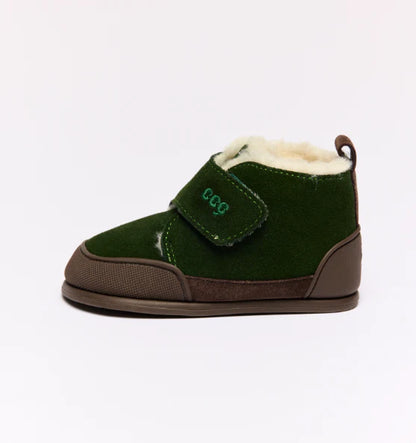 BOTAS COM PÊLO DARK GREEN - COUCOUÇAVA