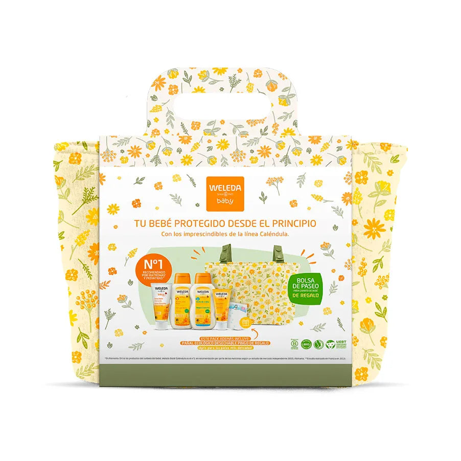 Pack Bem-vindo Bebé com bolsa de passeio - WELEDA